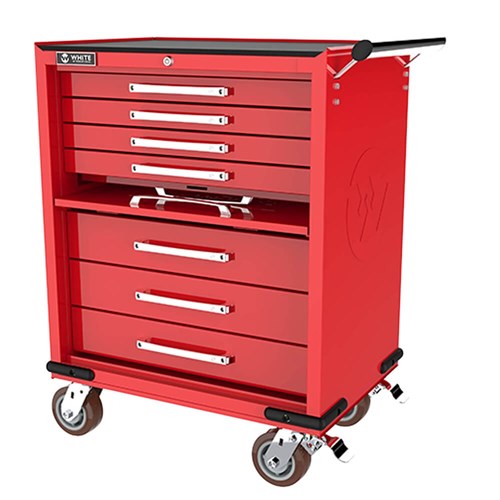 Roller Tool Cabinet 7 Drawer with lockable drop front - JVEES
