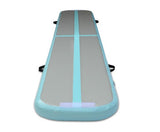 3 x 0.5M Inflatable Air Track Mat Gymnastic Tumbling - Mint & Grey - JVEES