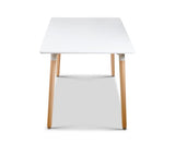 6 Seat Dining Table - White - JVEES