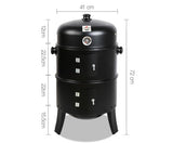 3-in-1 Charcoal BBQ Smoker - JVEES
