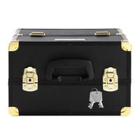 Make Up Cosmetic Beauty Case – Black & Gold - JVEES