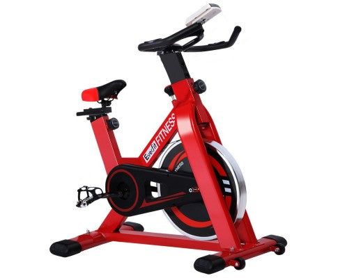 Commercial Exercise Spin Bike - Red - JVEES