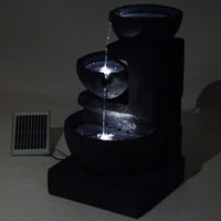 Solar Fountain with LED Lights - JVEES