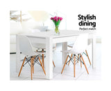 4/6 Seat Classic Dining Table - White - JVEES