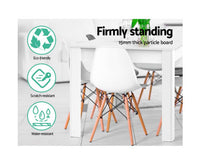 4/6 Seat Classic Dining Table - White - JVEES