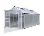 3.7 x 2.5M Polycarbonate Aluminium Greenhouse - JVEES