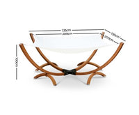 Double Timber Hammock Bed Square - JVEES