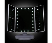 LED Tri-Fold Make Up Mirror - JVEES
