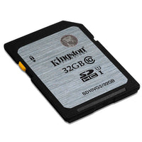 KINGSTON 32GB SDHC Class10 UHS-I 80MB/s Read Flash Card  Retail  (SD10VG2/32GBFR) - JVEES