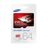 Samsung EVO PLUS 64GB Micro SD Memory Card 80R/20W MB-MC64D - JVEES