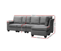 5 Seater Modular Sofa Set - JVEES