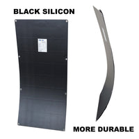180W 12V Flexible Black Silicon Solar Panel Generator Power Mono Charging - JVEES