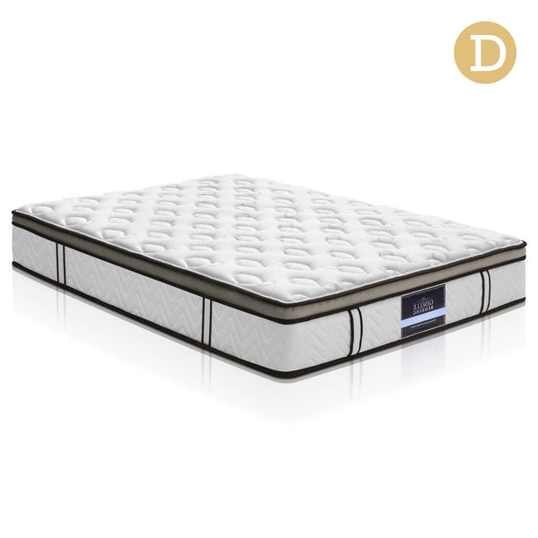 Latex Euro Top Pocket Spring Mattress Back Support Double