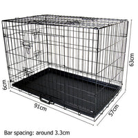 36 Inch Metal Collapsible Dog Cage - JVEES