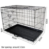 36 Inch Metal Collapsible Dog Cage - JVEES