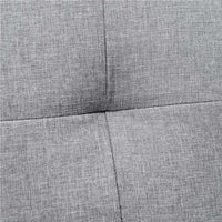 3 Seater Linen Fabric Sofa Bed w/ 2 Cup Holder Grey - JVEES