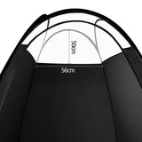 Large Black Pop Up Spray Tan Tent Tanning Mobile Booth - JVEES