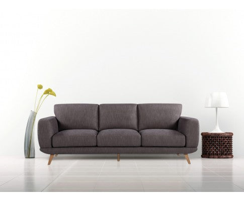 Modern Stylish Brown Alaska Sofa 3 Seater - JVEES