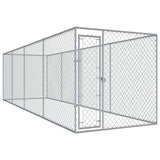 Outdoor Dog Kennel 7.6x1.9 m