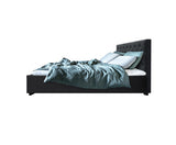 Bed Frame Queen Size Gas Lift Charcoal