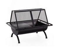 Fire Pit BBQ Grill Outdoor Fireplace Steel