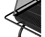 Fire Pit BBQ Grill Outdoor Fireplace Steel