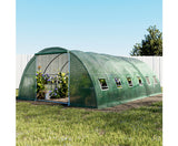 Greenhouse Walk in Green House Tunnel Plant Flower Garden Shed 6X4M