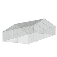 3x8x2m Galvanised Steel Pet Enclosure