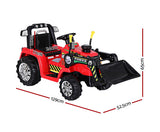 Kids Electric Ride On Bulldozer Digger Loader Remote