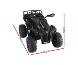 Kids Ride On Car ATV Quad Motorbike Electric Toys 12V Black