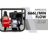 8HP 3" Petrol Water Transfer Pump High Pressure
