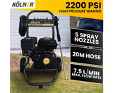 Kolner LT-712 High Pressure Washer 2200PSI 7.5LPM