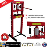 12-Ton Hydraulic Heavy Duty Floor Shop Press - JVEES