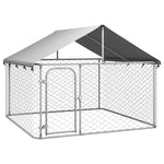 200x200x150cm Outdoor Dog Enclosure with Roof