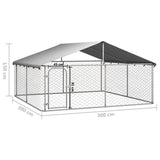 300x300x150cm Walk In Pet Enclosure with Roof