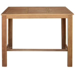 Bar Table Solid Acacia Wood 120x60x105 cm - JVEES