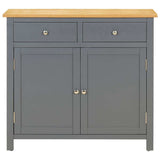 Sideboard 90x33.5x83 cm Solid Oak Wood