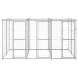 3 Bay Walk In Dog Kennel Galvanised Steel 7.26 m²