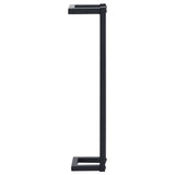 Towel Rack Black 12.5x12.5x60cm Iron - JVEES