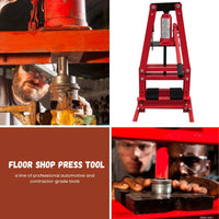 6-ton Hydraulic Heavy Duty Floor Shop Press high quality - JVEES