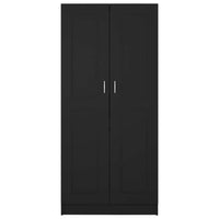 Wardrobe Black 82.5x51.5x180cm