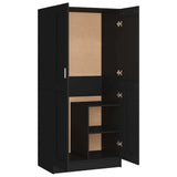 Wardrobe Black 82.5x51.5x180cm