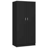 Wardrobe Black 82.5x51.5x180cm