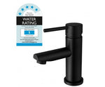 Basin Mixer Tap Faucet Electroplated Matte Black Finish - JVEES