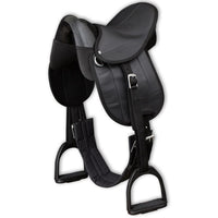 Equestrian Pony Saddle Pony Pad Set 10" Black