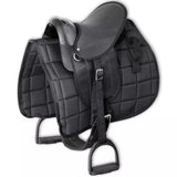 Equestrian Pony Saddle Pony Pad Set 10" Black