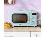 20L Microwave Oven 800W 8 Cooking Settings - Green - JVEES