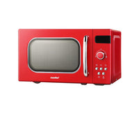 20L Microwave Oven 800W - 8 Cooking Settings - Red - JVEES