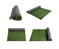 Artificial Grass 20SQM Polyethylene Lawn Flooring 2X10M Olive Green - JVEES