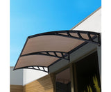 Window Door Awning Door Canopy Outdoor Patio Cover Shade 1.5mx2m DIY BR - JVEES